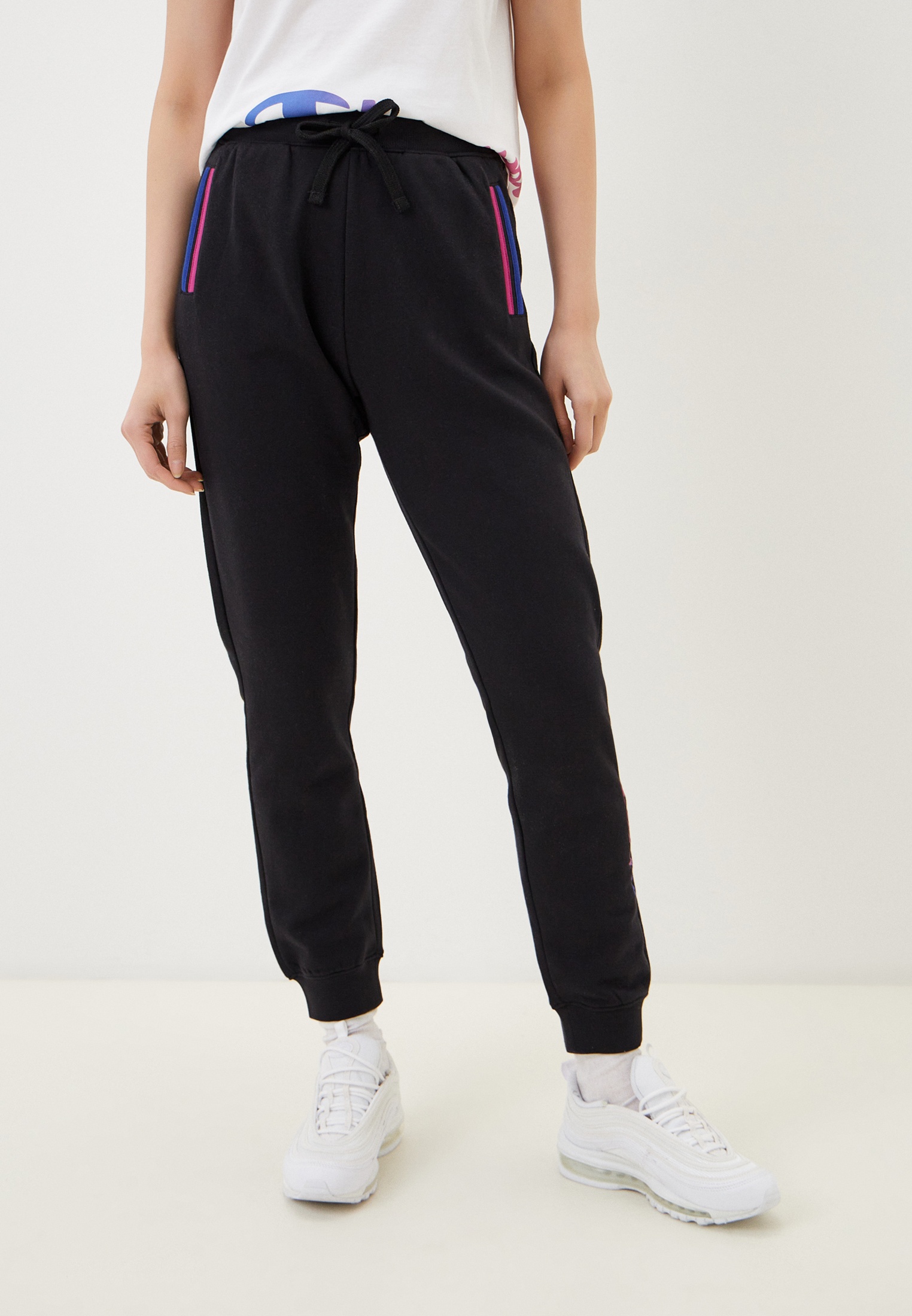 Брюки спортивные Champion, цвет: черный, RTLADD555001 — купить в ...