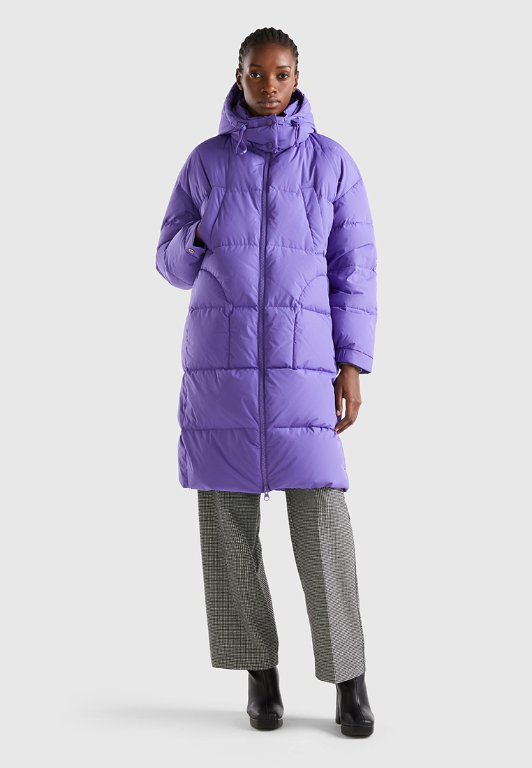 Пуховик United Colors of Benetton, цвет: фиолетовый, RTLADD631801 ...