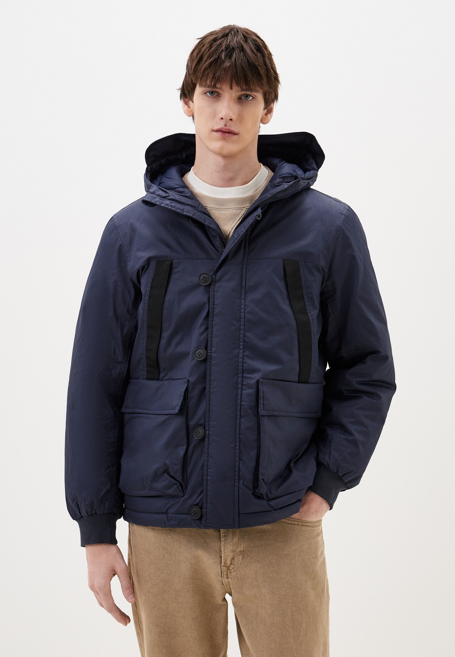 Куртка утепленная United Colors of Benetton, цвет: синий, RTLADD632501 ...