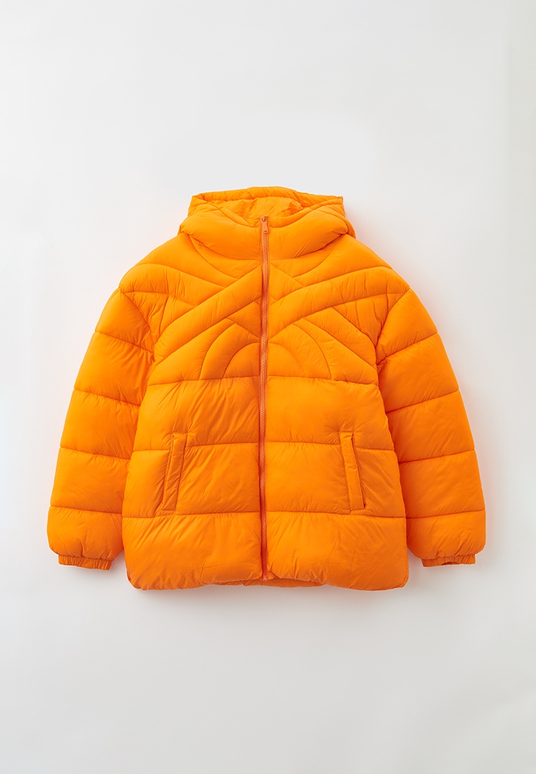 Куртка утепленная United Colors of Benetton, цвет: оранжевый ...