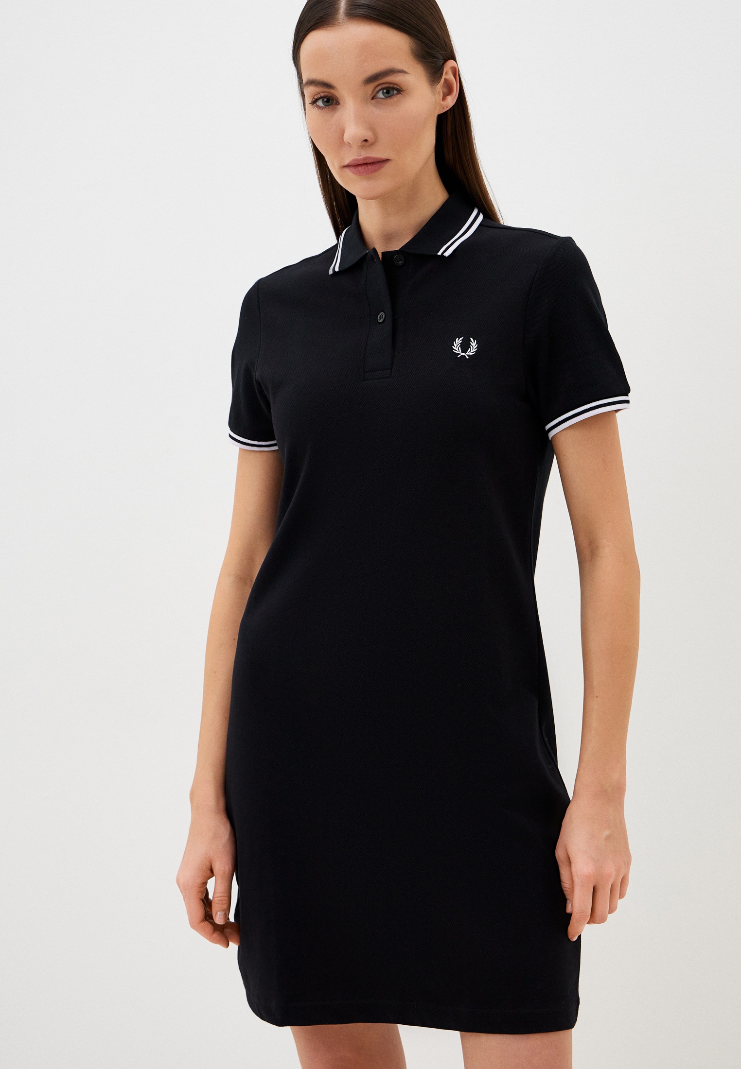 Платье Fred Perry, цвет: черный, RTLADD737301 — купить в интернет ...