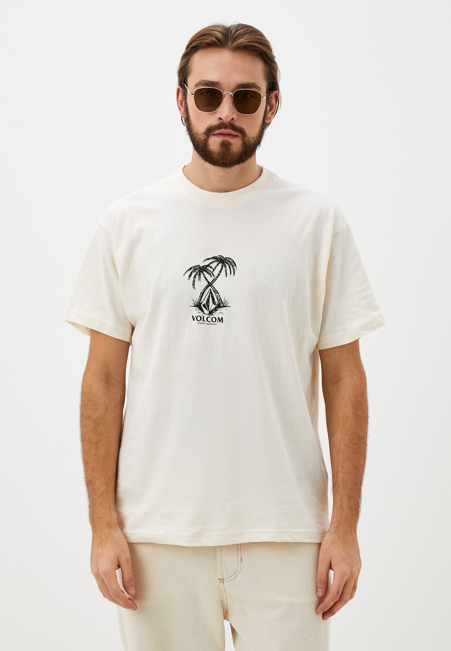 Volcom FULLRING RINGER SST - Camiseta Estampada - Black/negro