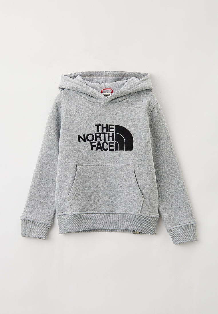 North face hoodie gray discount