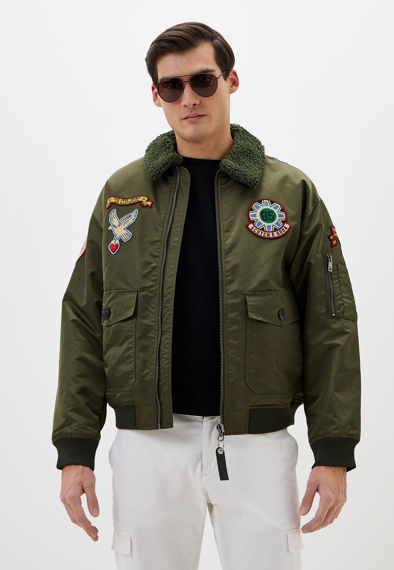 Куртка утепленная Scotch&Soda, цвет: зеленый, RTLADE136001 — купить в ...