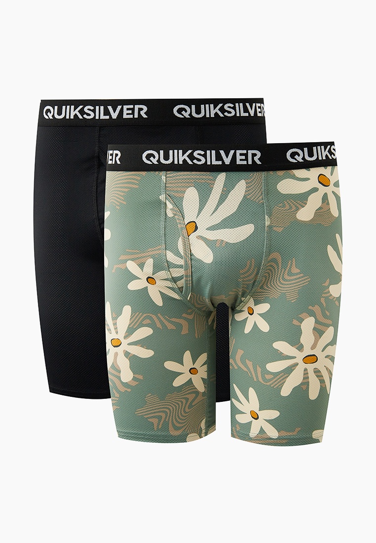 Трусы 2 шт. Quiksilver 2PK QK PERF BXR, цвет: бирюзовый, RTLADE144501 ...