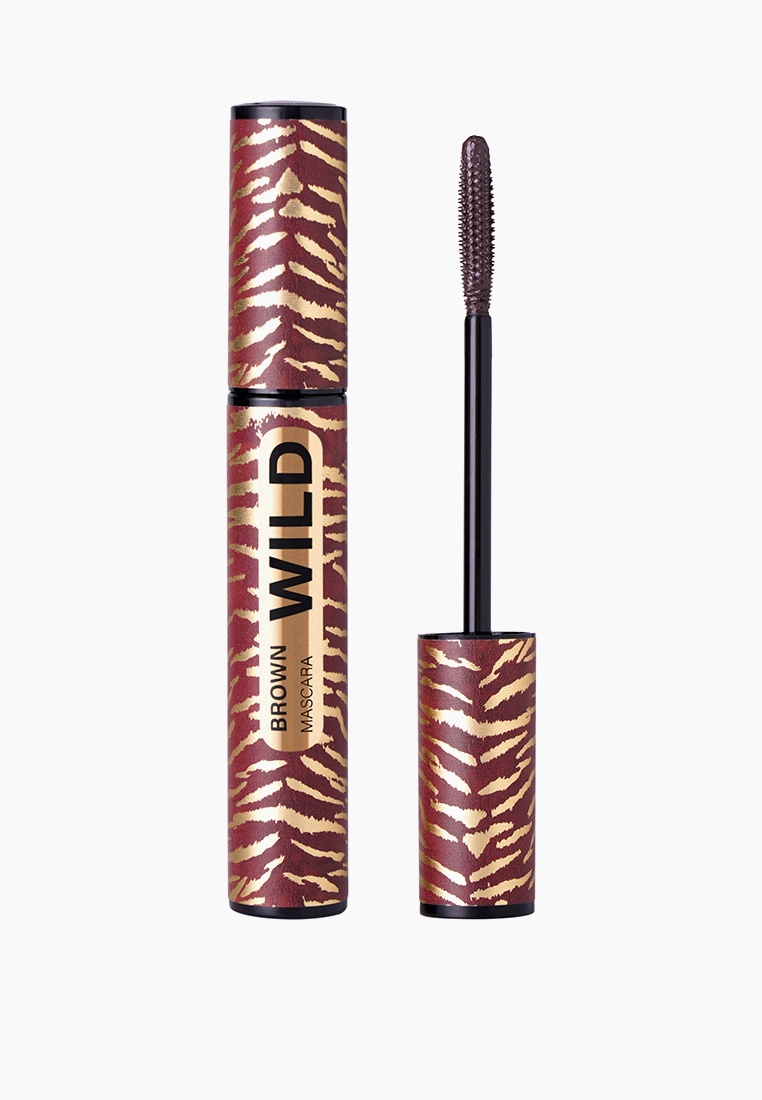 Тушь для ресниц Stellary Wild Brown коричневая, увеличивает объем ...