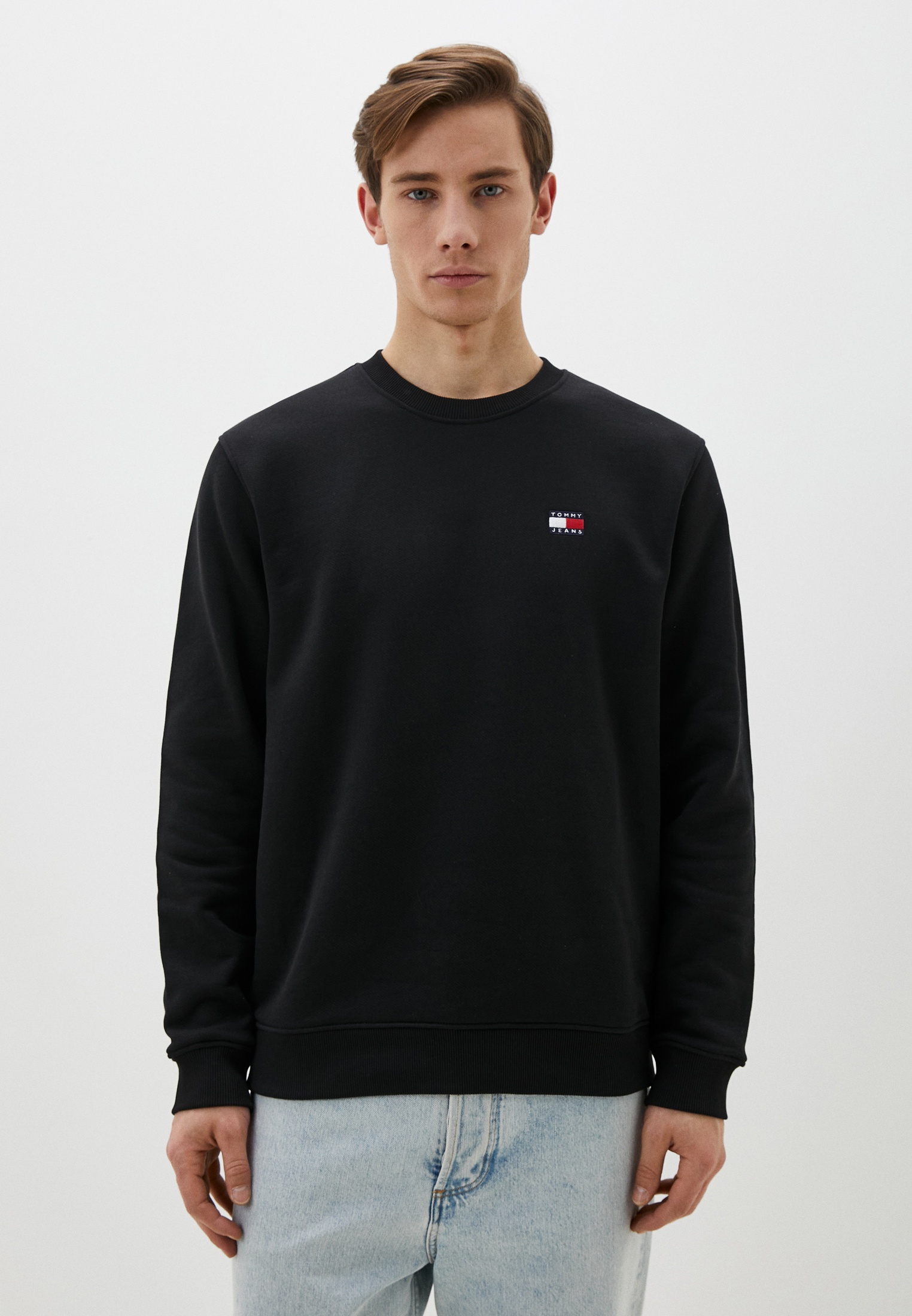 Свитшот Tommy Jeans, цвет: черный, RTLADE553802 — купить в интернет ...