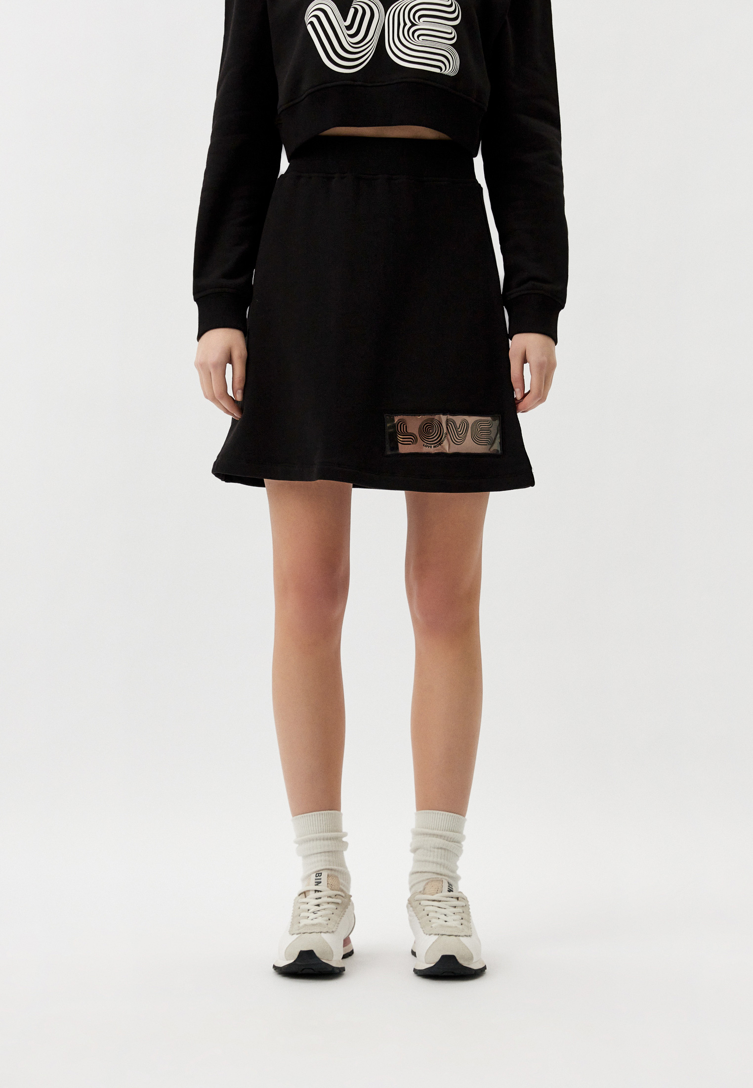 Юбка Love Moschino, цвет: черный, RTLADE758501 — купить в интернет ...