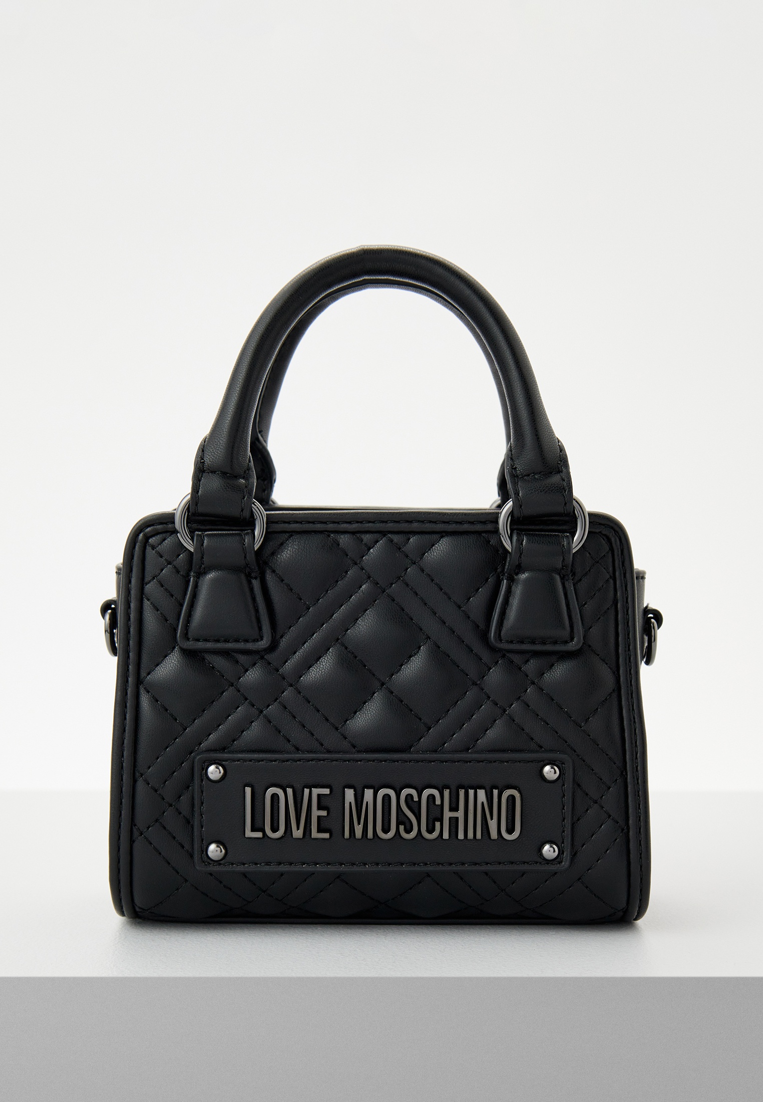 Сумка Love Moschino, цвет: черный, RTLADE822801 — купить в интернет ...