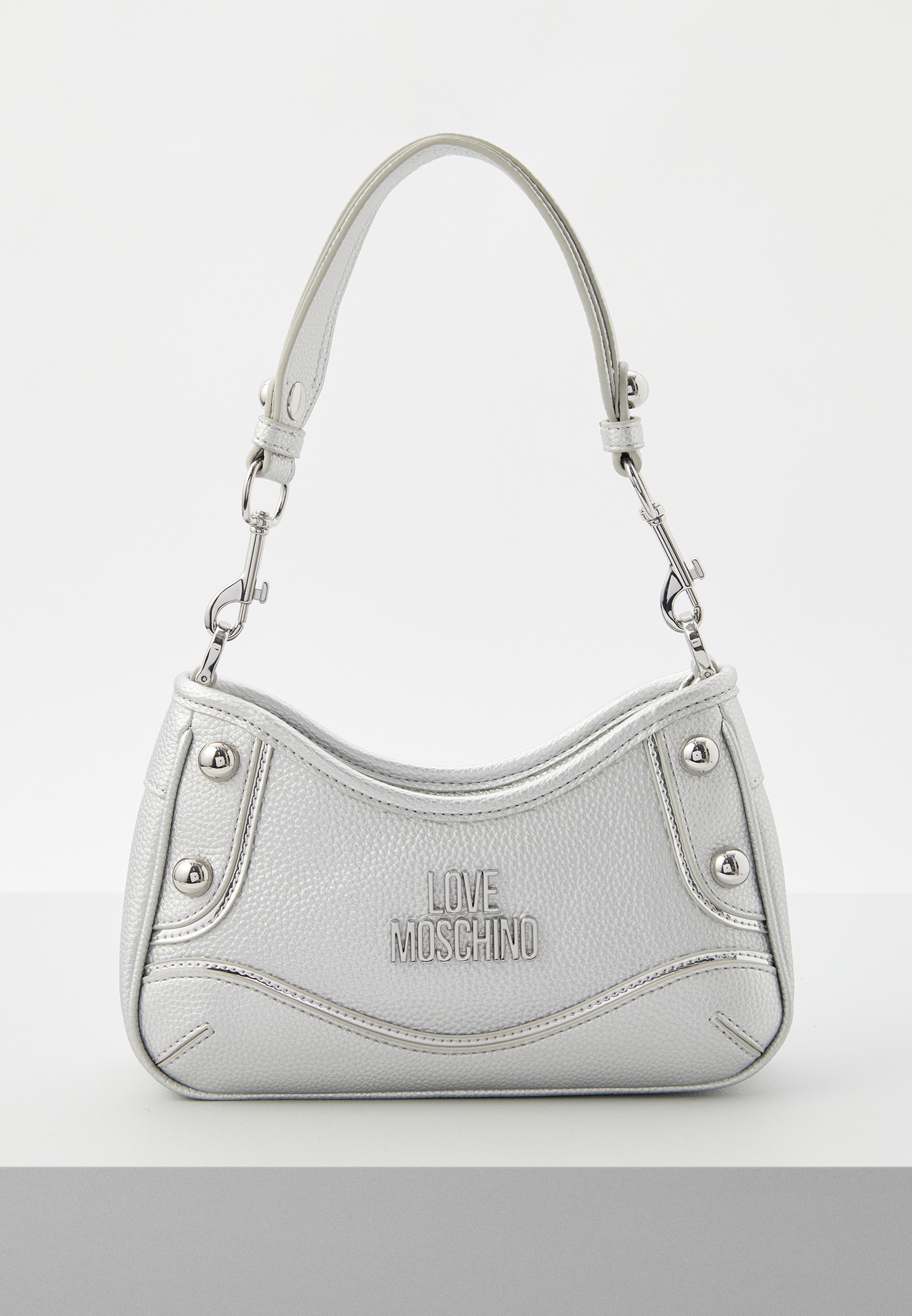 Сумка Love Moschino, цвет: серебряный, RTLADE830701 — купить в интернет ...