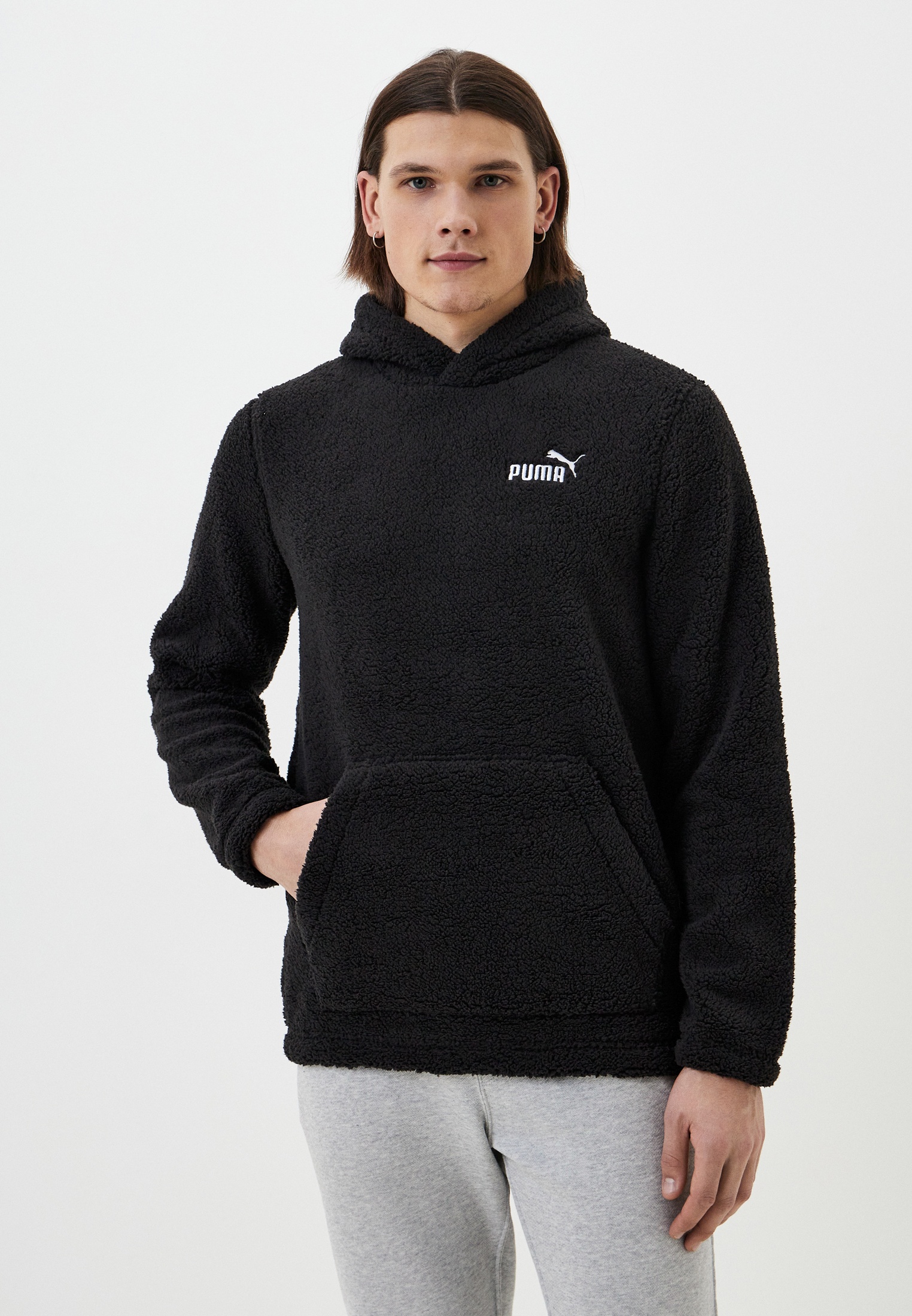 Puma sherpa hoodie hotsell