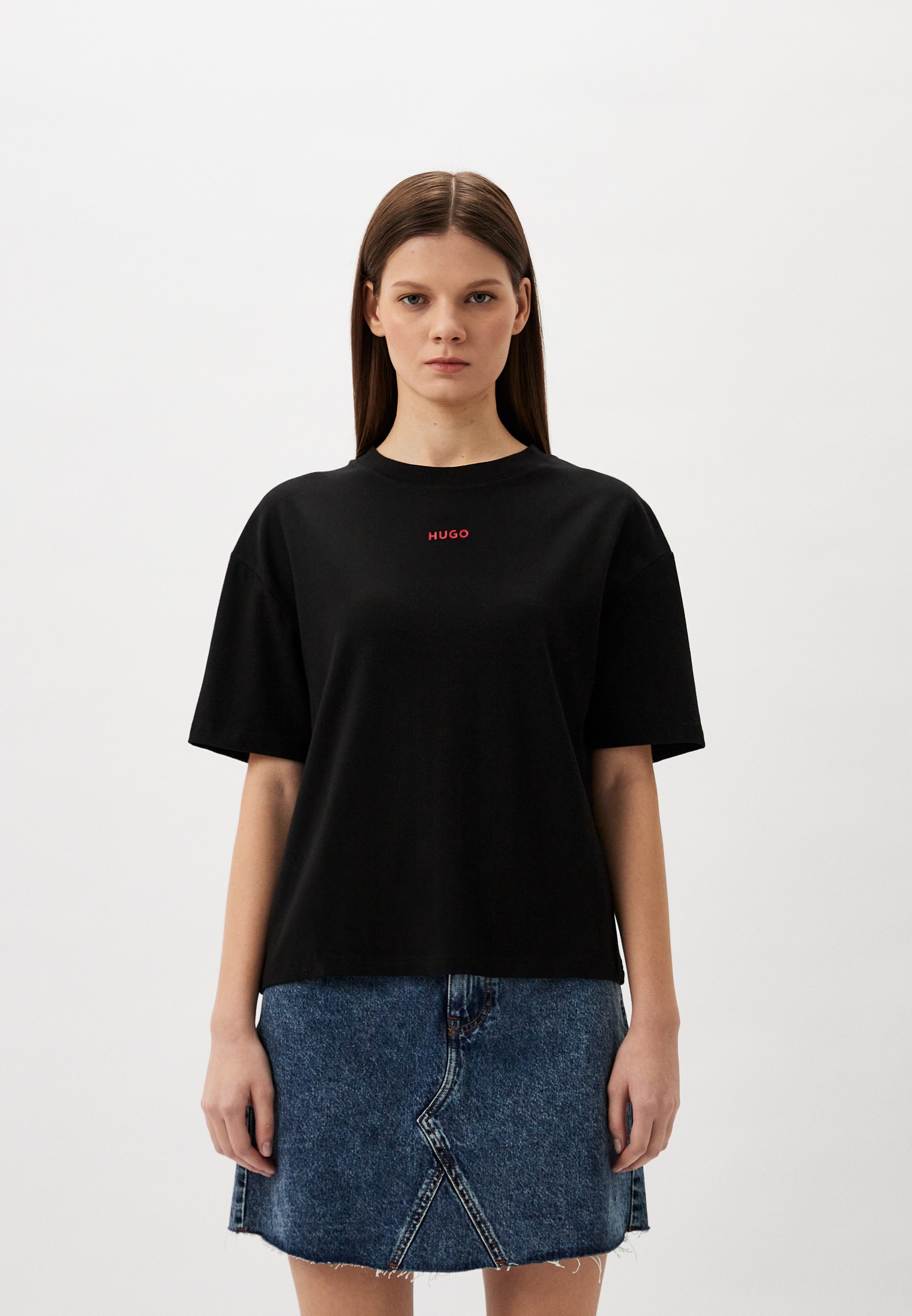 Футболка Hugo, цвет: черный, RTLACU228301 — купить в интернет-магазине ...