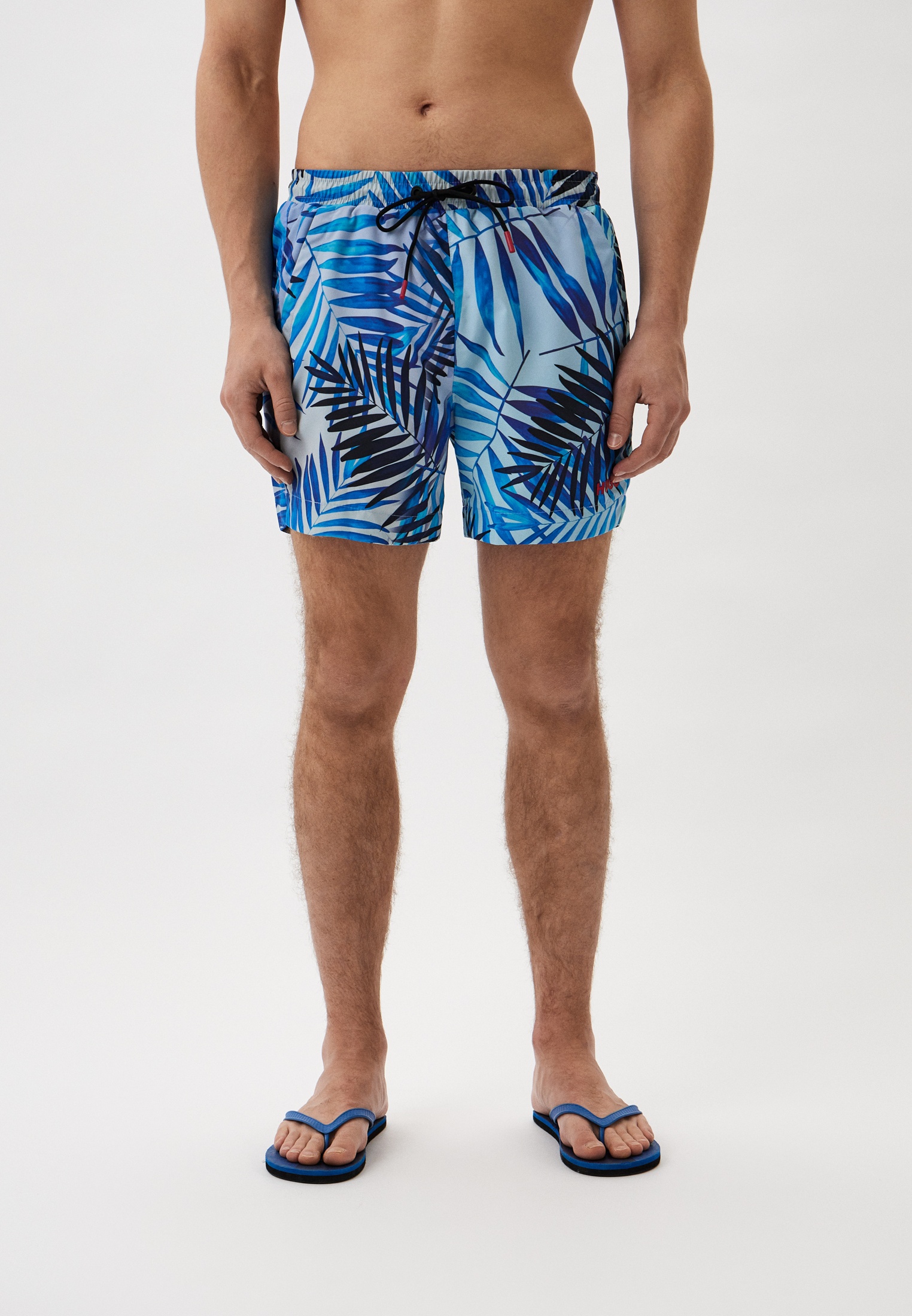 Шорты для плавания Hugo, цвет: голубой, RTLADE967601 — купить в ...