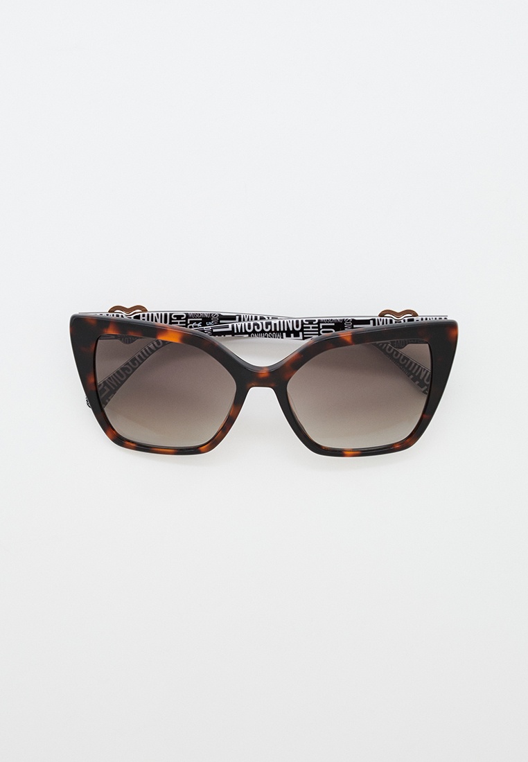 Очки солнцезащитные Love Moschino MOL067/S 086, цвет: коричневый ...