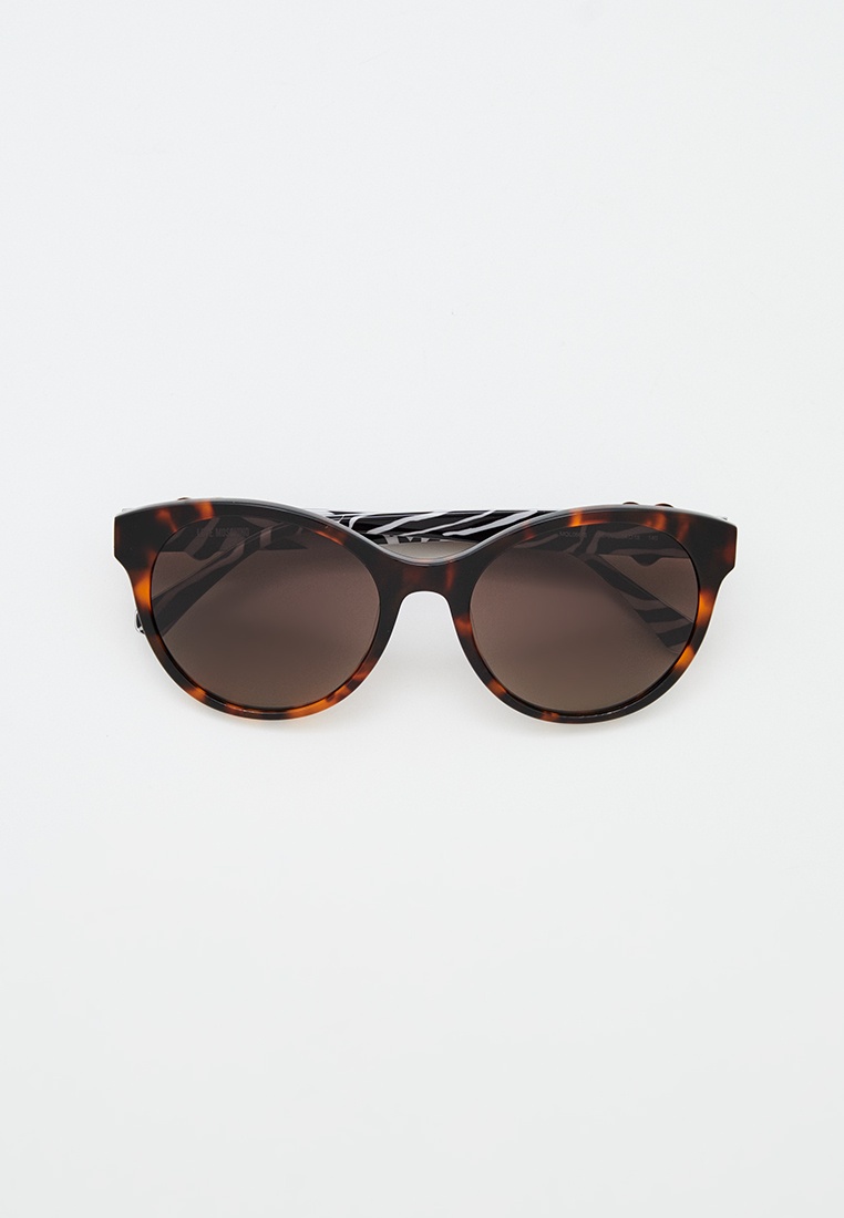 Очки солнцезащитные Love Moschino MOL068/S 086, цвет: коричневый ...