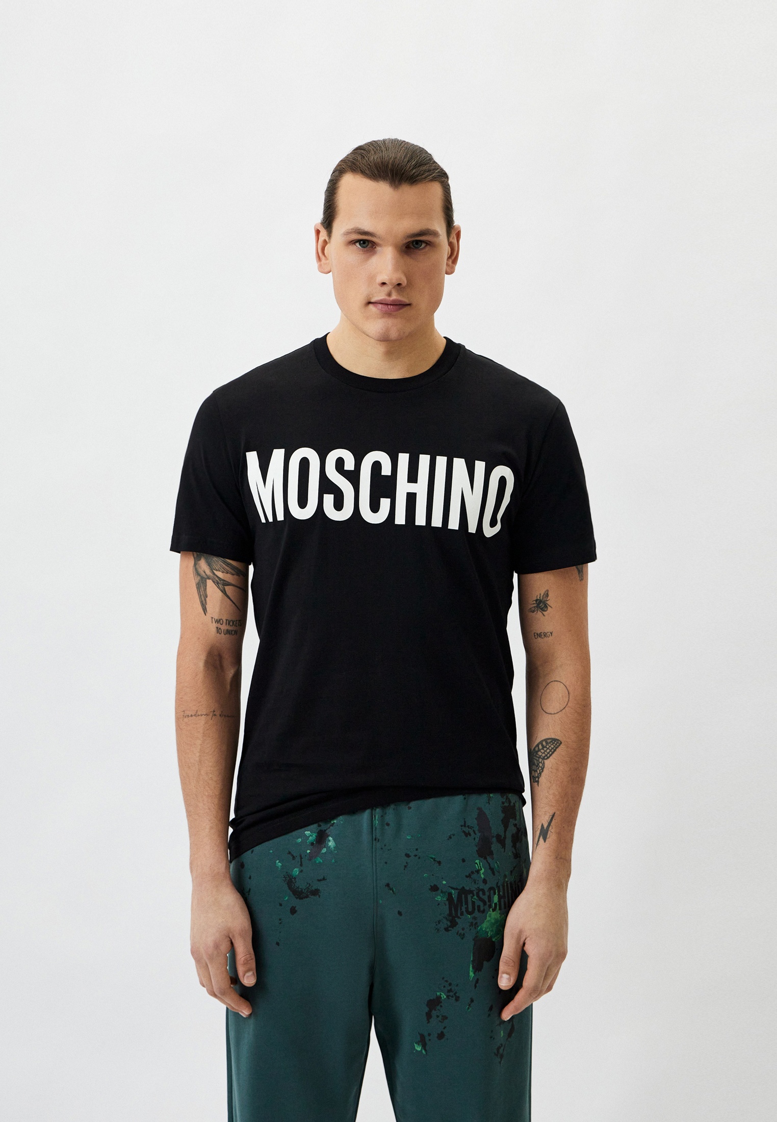 Футболка Moschino Couture, цвет: черный, RTLADF041201 — купить в ...