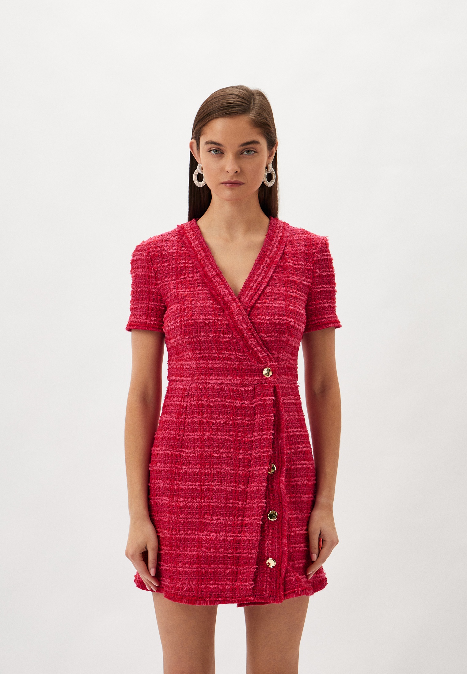 Платье Pinko, цвет: розовый, RTLADF059101 — купить в интернет-магазине ...
