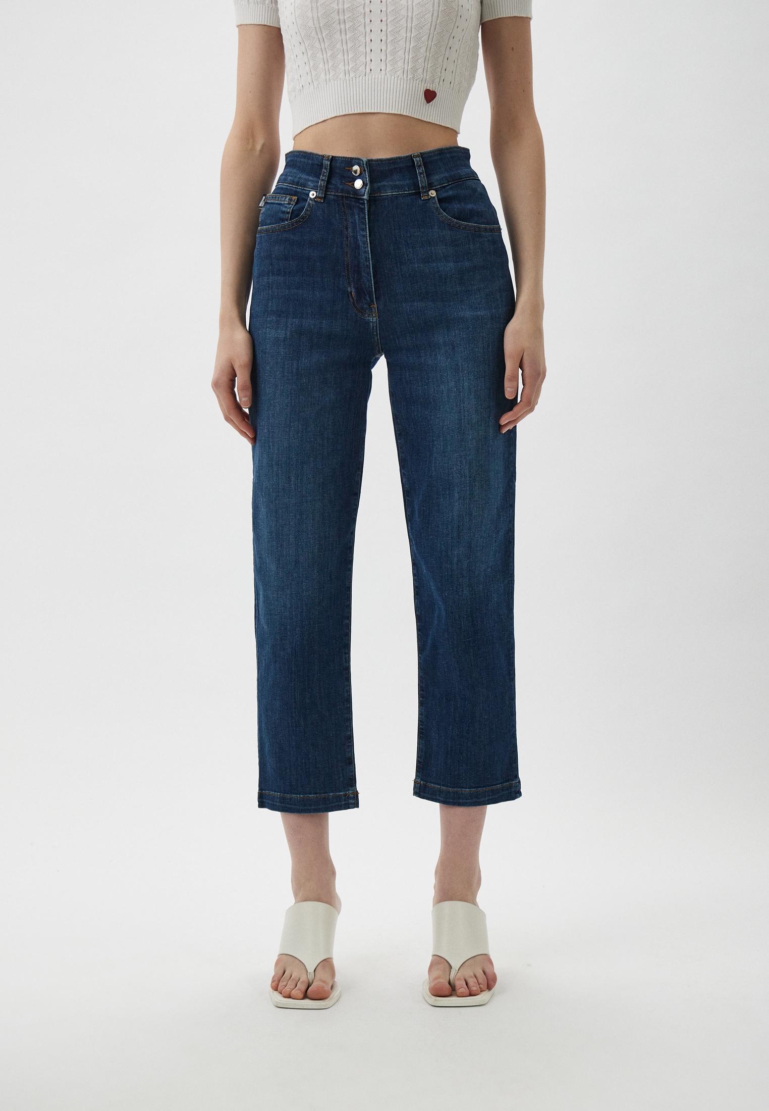 Джинсы Love Moschino, цвет: синий, RTLADF561901 — купить в интернет ...