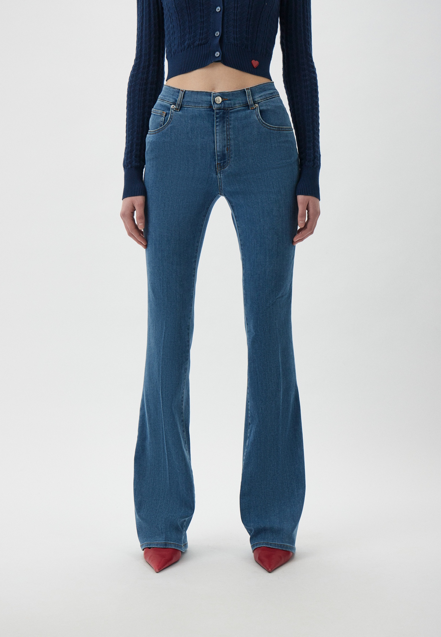 Джинсы Love Moschino, цвет: голубой, RTLADF562202 — купить в интернет ...