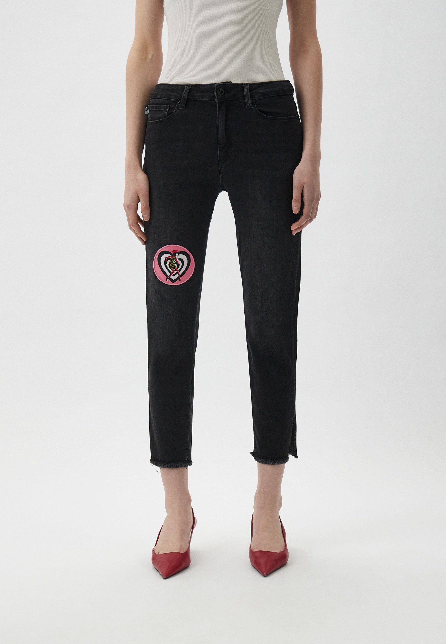 Джинсы Love Moschino, цвет: черный, RTLADF562901 — купить в интернет ...