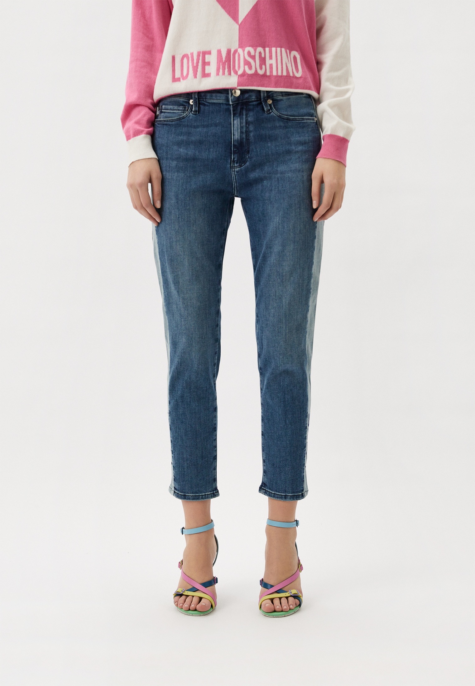 Джинсы Love Moschino, цвет: синий, RTLADF563201 — купить в интернет ...