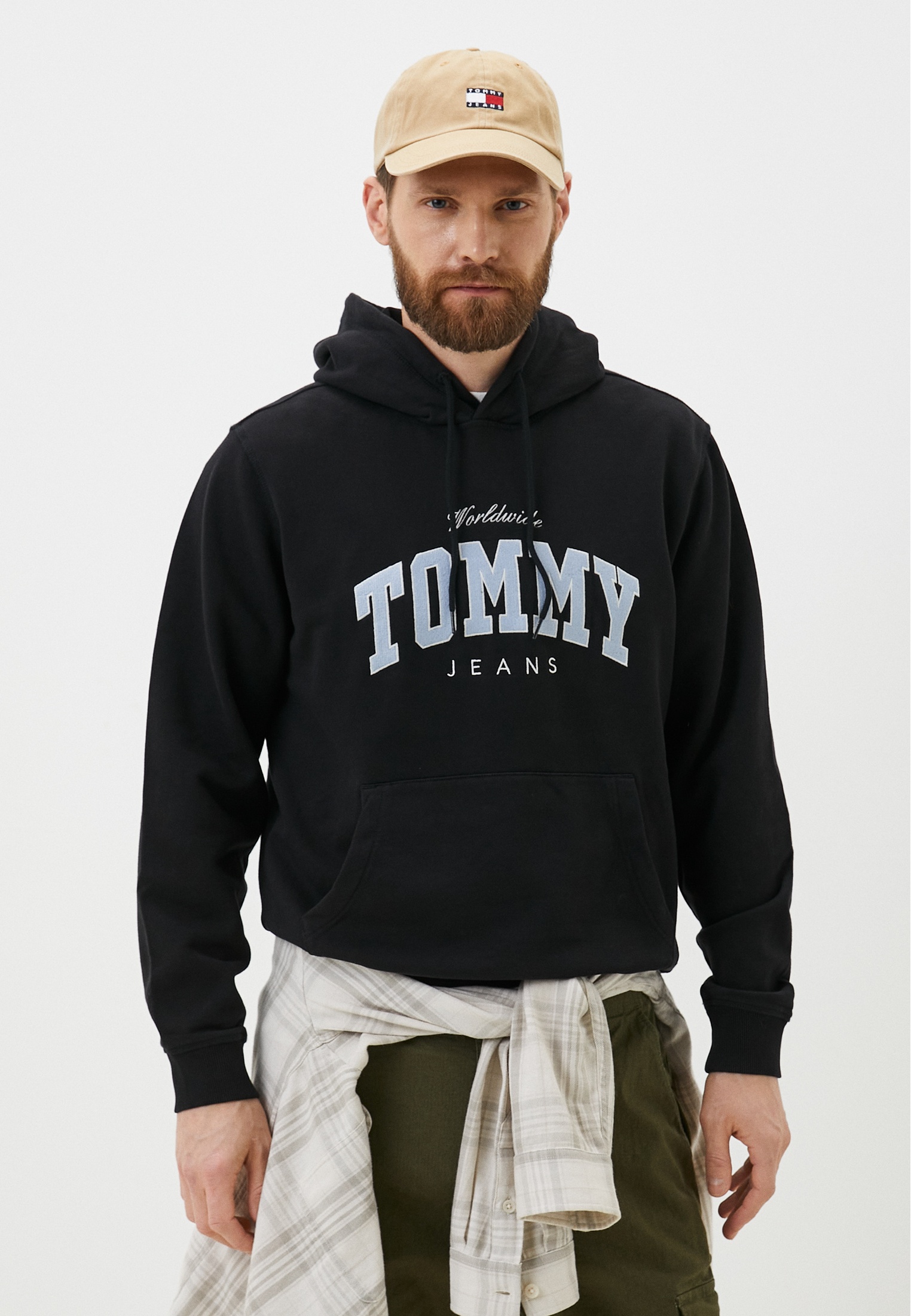 Худи Tommy Jeans, цвет: черный, RTLADF724002 — купить в интернет ...