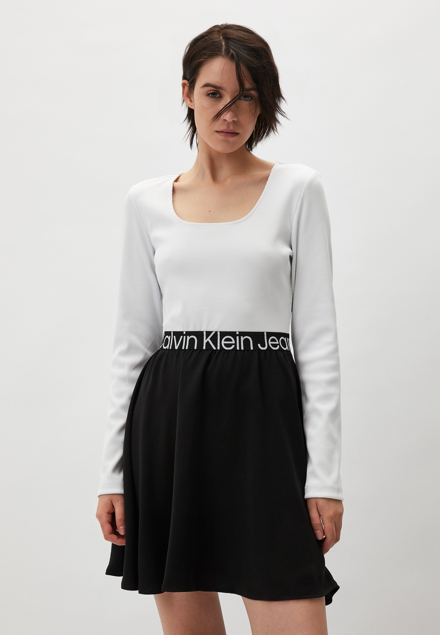 Платье Calvin Klein Jeans, цвет: мультиколор, RTLADF727501 — купить в ...