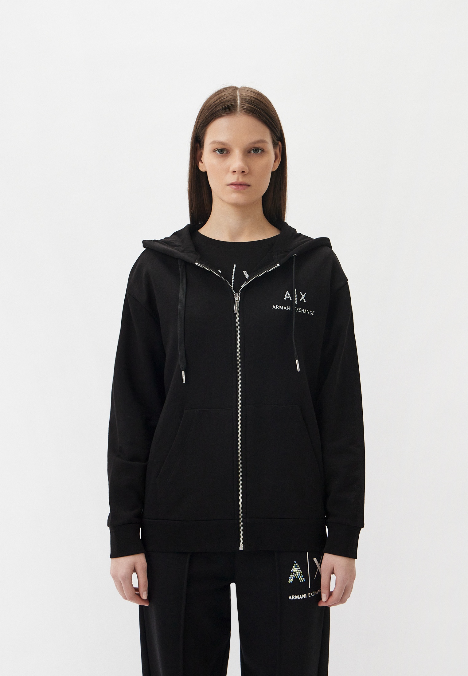 Толстовка Armani Exchange, цвет: черный, RTLADF959101 — купить в ...