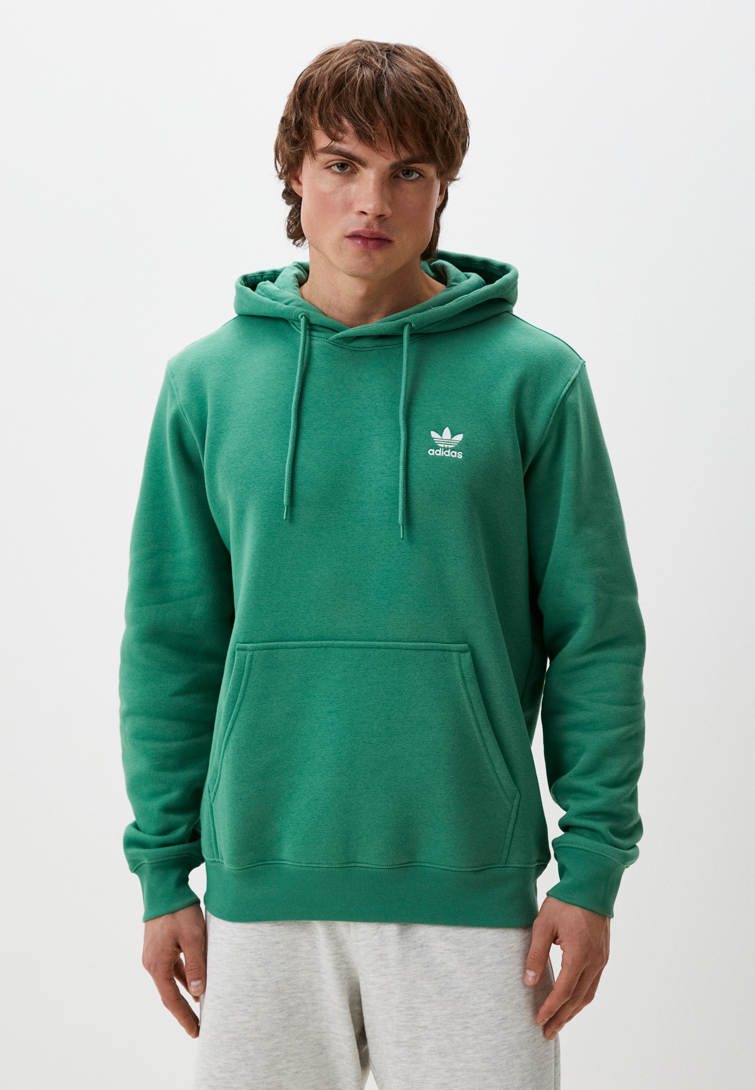 Худи adidas Originals ESSENTIAL HOODY, цвет: зеленый, RTLADF995301 ...