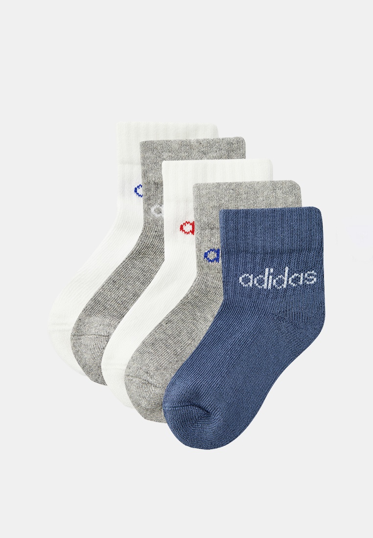 Носки 5 пар adidas KIDS LIN ANK 5P, цвет: белый, RTLADG028801 — купить ...