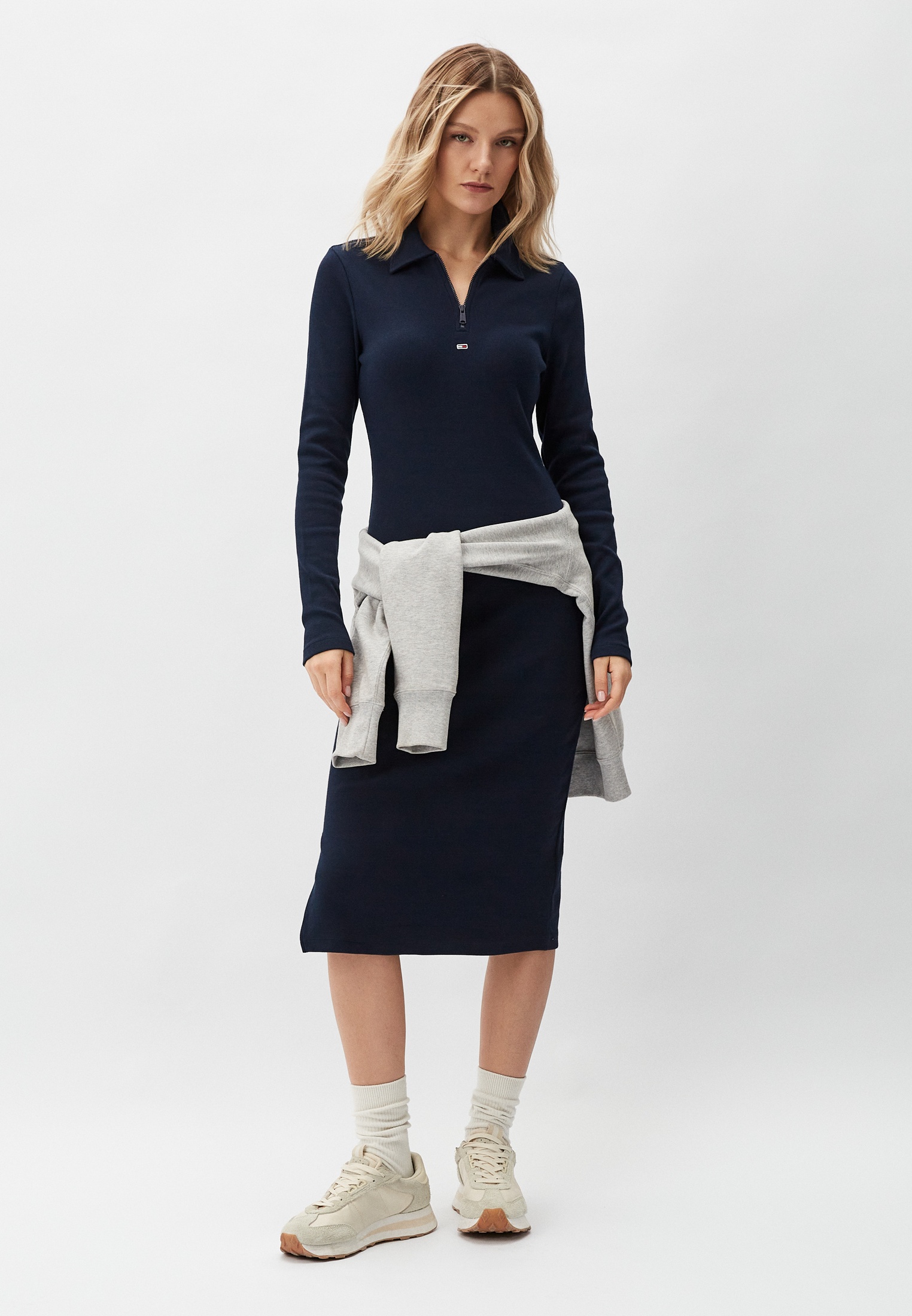 Платье Tommy Jeans, цвет: синий, RTLADG275601 — купить в интернет ...