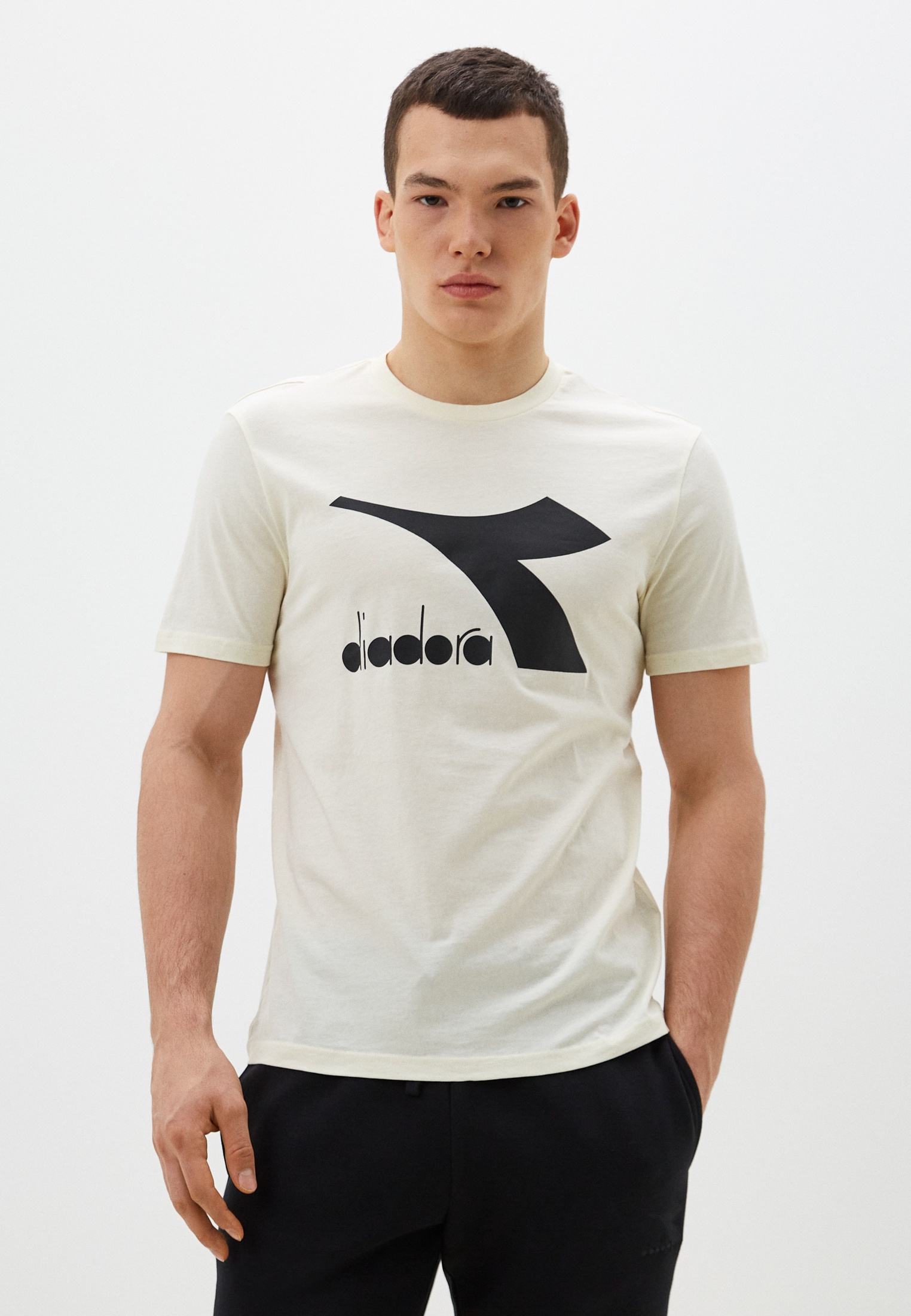 Футболка Diadora T-SHIRT SS CORE, цвет: бежевый, RTLADG333201 — купить ...