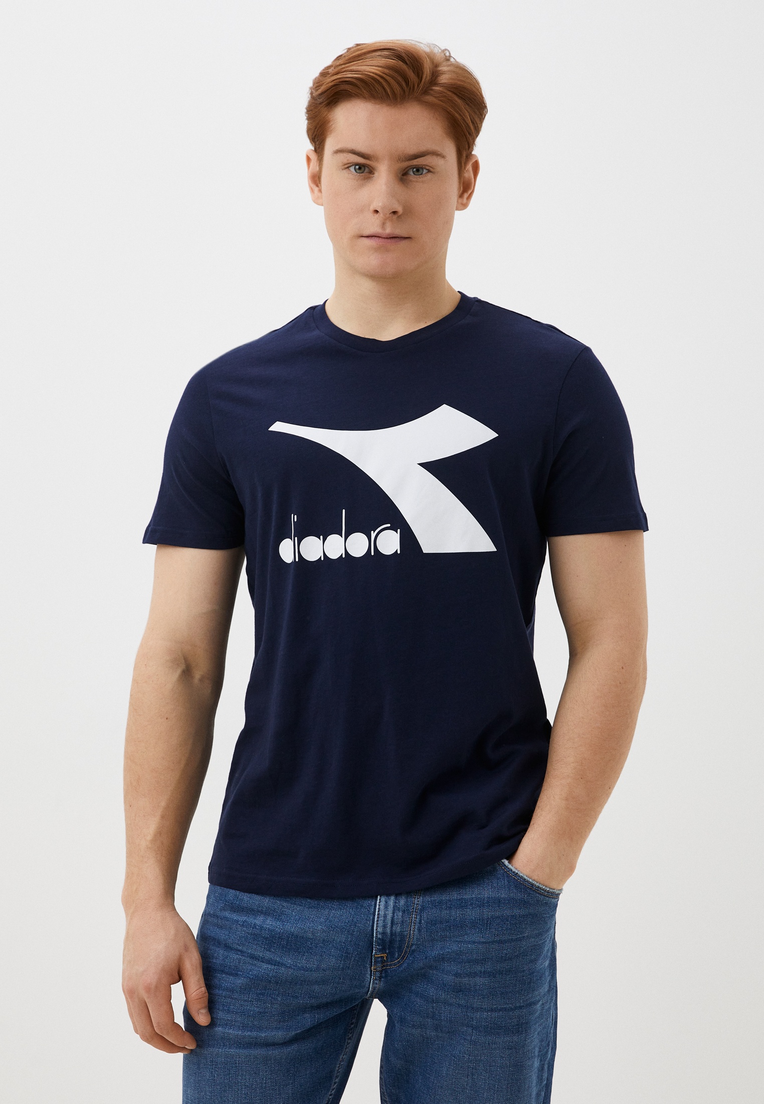 Футболка Diadora T-SHIRT SS CORE, цвет: синий, RTLADG333501 — купить в ...