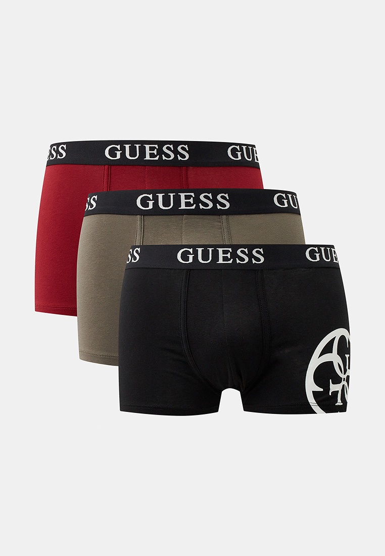 Трусы 3 шт. Guess, цвет: бордовый, RTLADG487801 — купить в интернет ...
