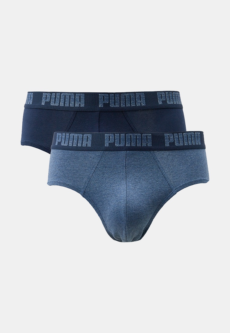 Трусы 2 шт. PUMA Puma Basic Brief 2P, цвет: синий, RTLADG692201 ...