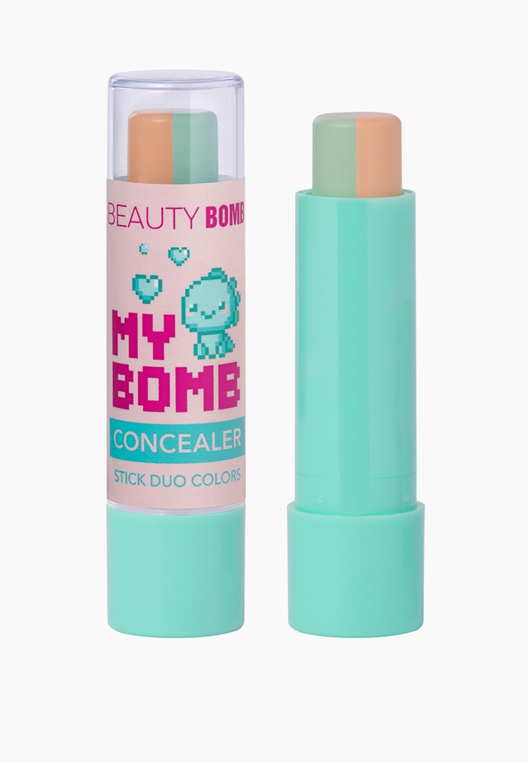 Консилер Beauty Bomb двухцветный, для сухой кожи, цвет: мультиколор ...