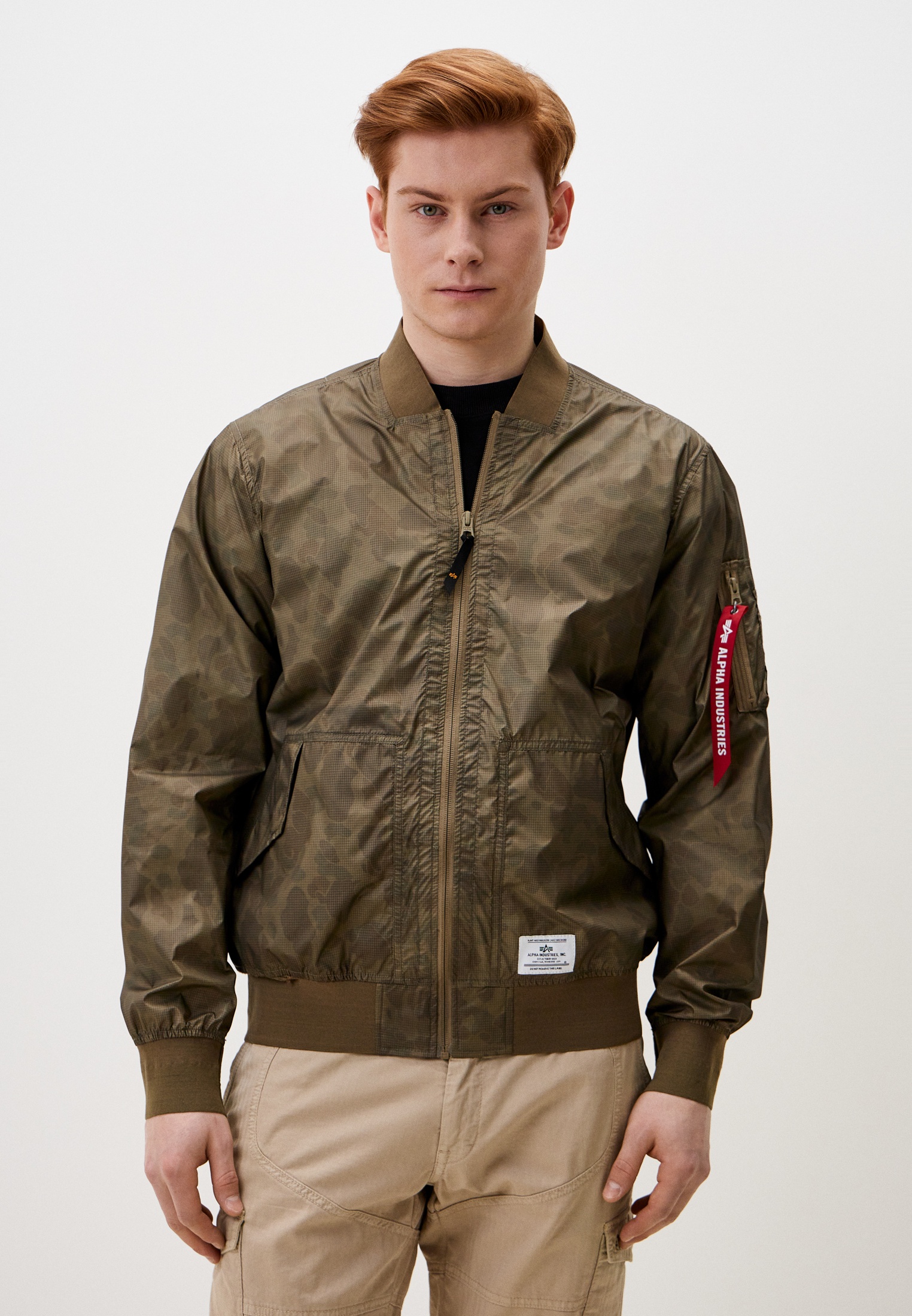 Куртка Alpha Industries L-2B PACKAWAY FLIGHT JACKET, цвет: хаки ...