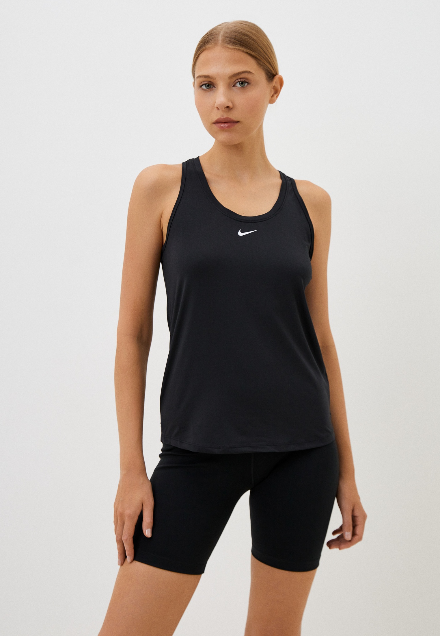 Майка спортивная Nike W NK ONE DF SLIM TANK, цвет: черный, RTLADH086701 ...