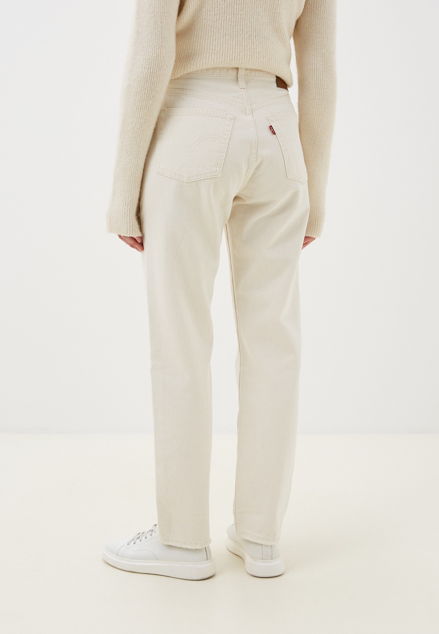 Cream levis 501 discount