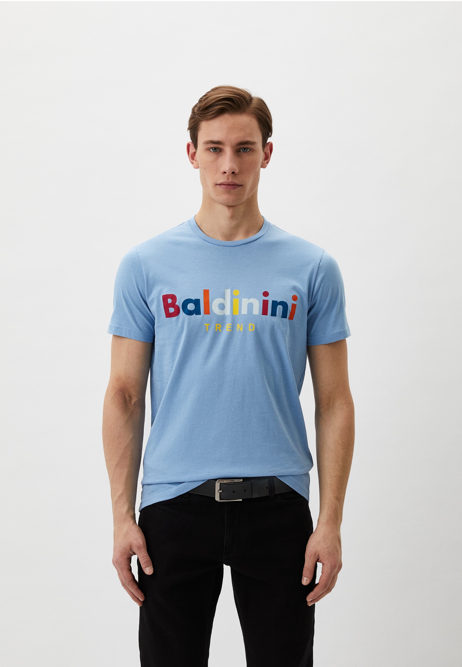 Футболка Baldinini Trend, цвет: голубой, RTLADH337901 — купить в ...