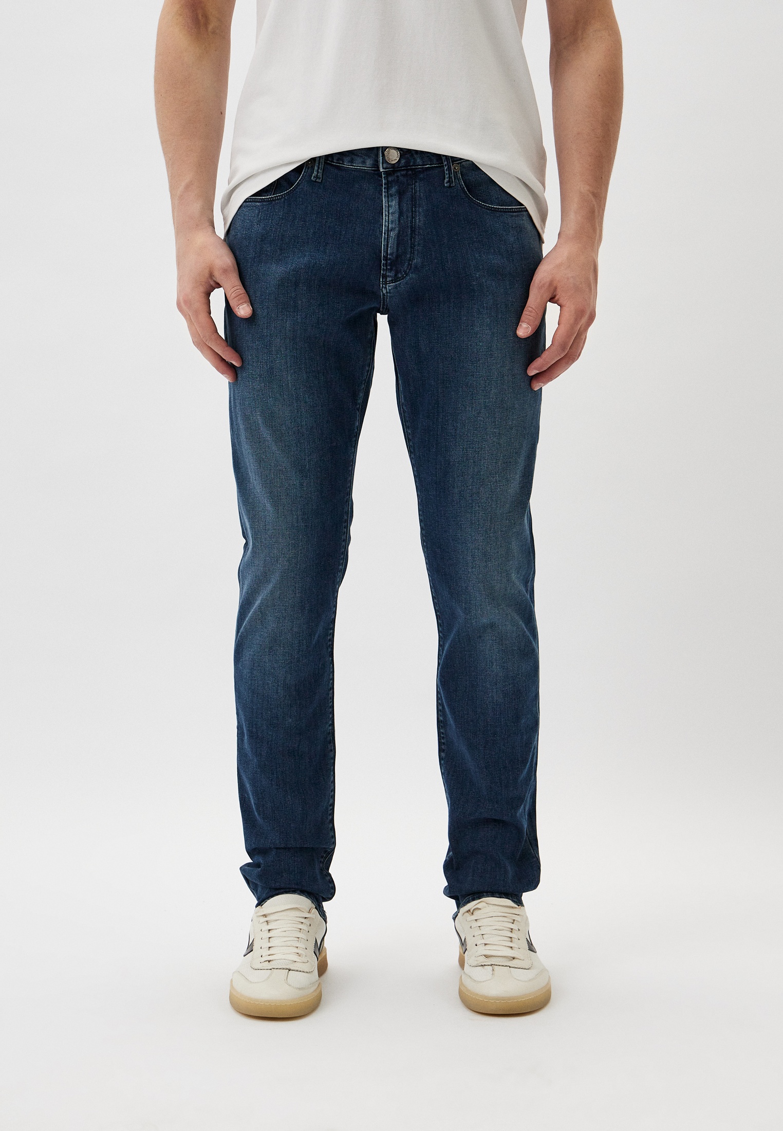Джинсы Emporio Armani, цвет: синий, RTLADH745101 — купить в интернет ...