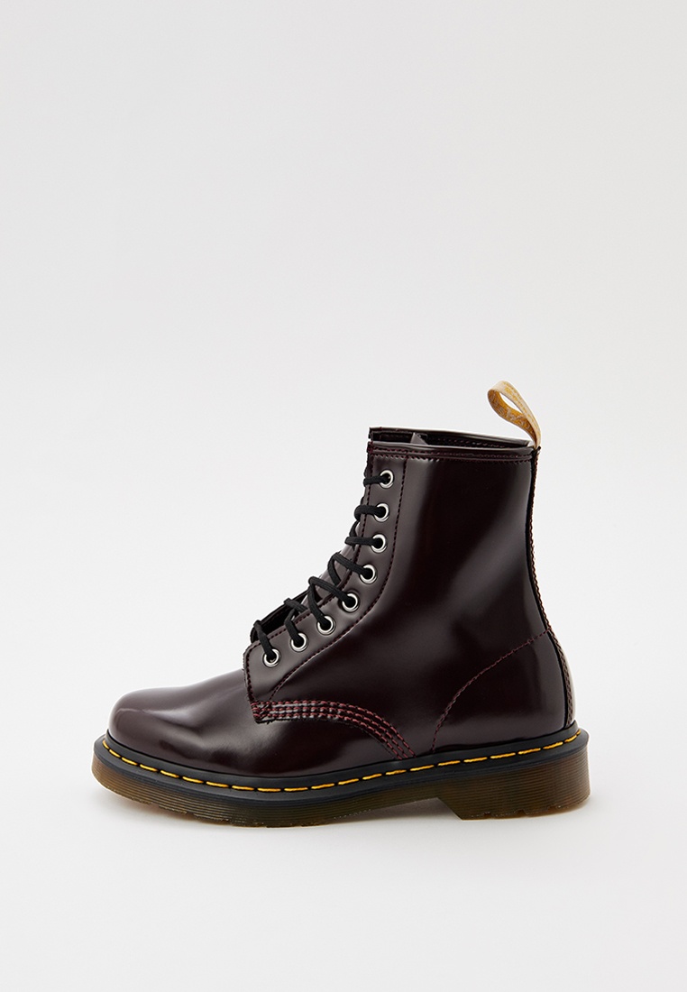 Dr. Martens Vegan 1460 Cherry Red Oxford Rub Off