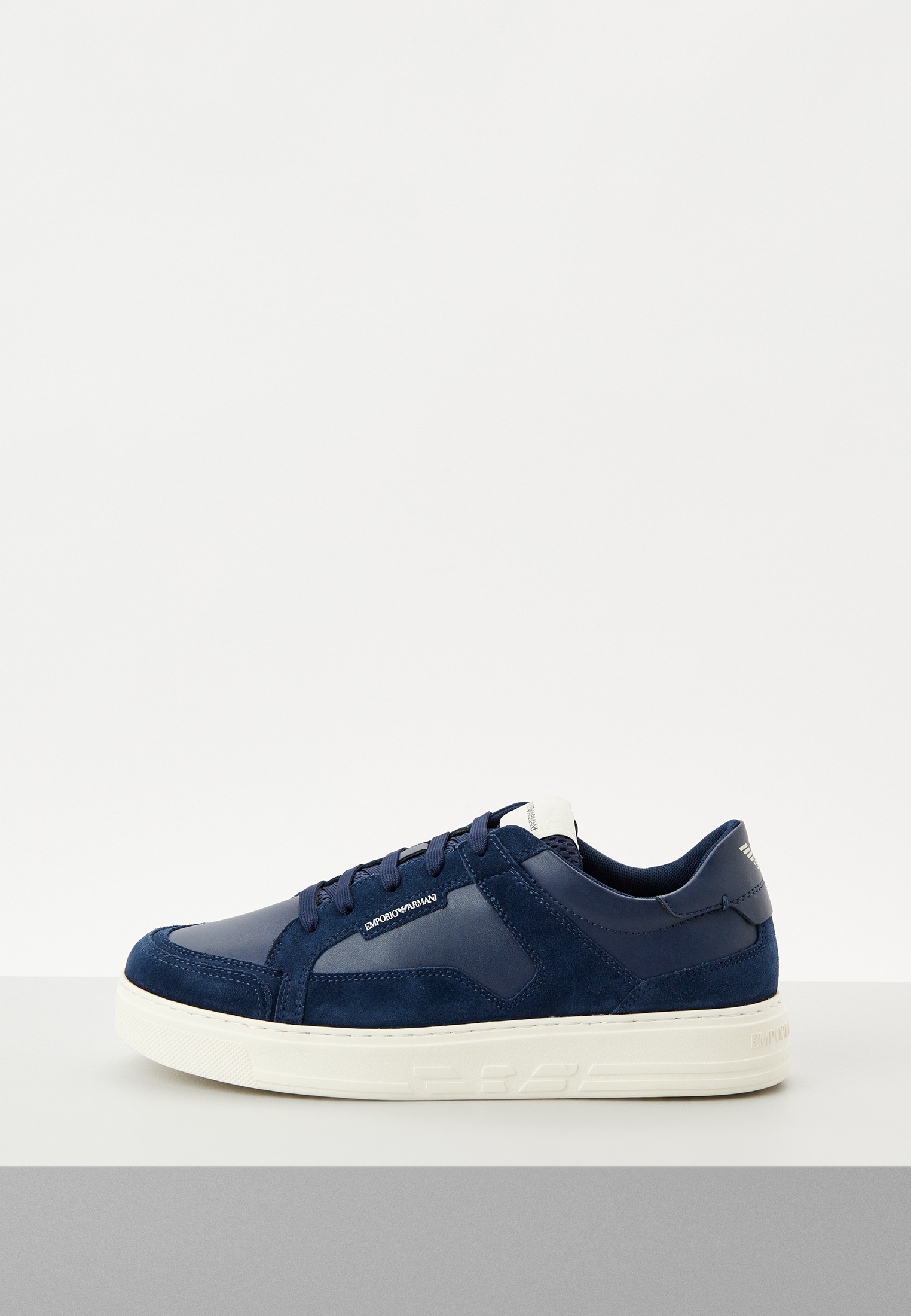 Кеды Emporio Armani, цвет: синий, RTLADH787201 — купить в интернет ...