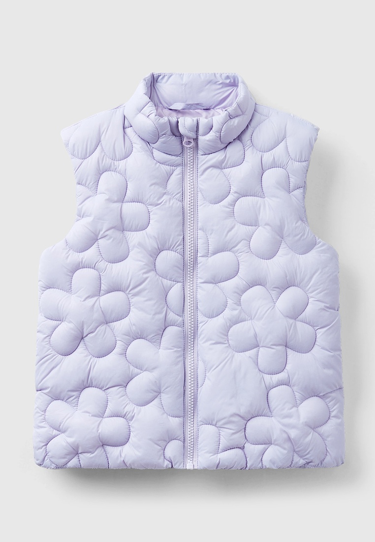 Жилет утепленный United Colors of Benetton, цвет: голубой, RTLADH798201 ...