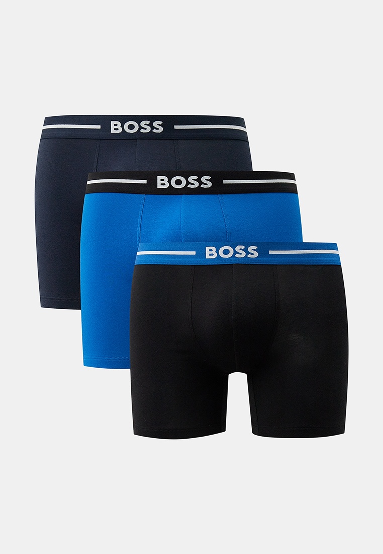 Трусы 3 шт. Boss BoxerBr 3P Bold, цвет: синий, RTLADH864501 — купить в ...