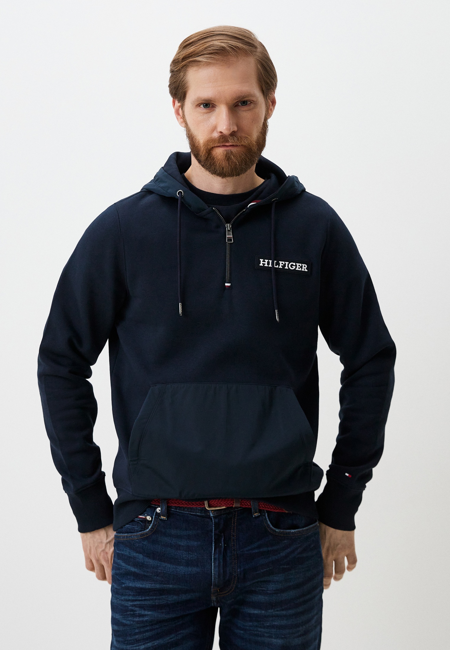 Толстовка Tommy Hilfiger, цвет: синий, RTLADH966001 — купить в интернет ...