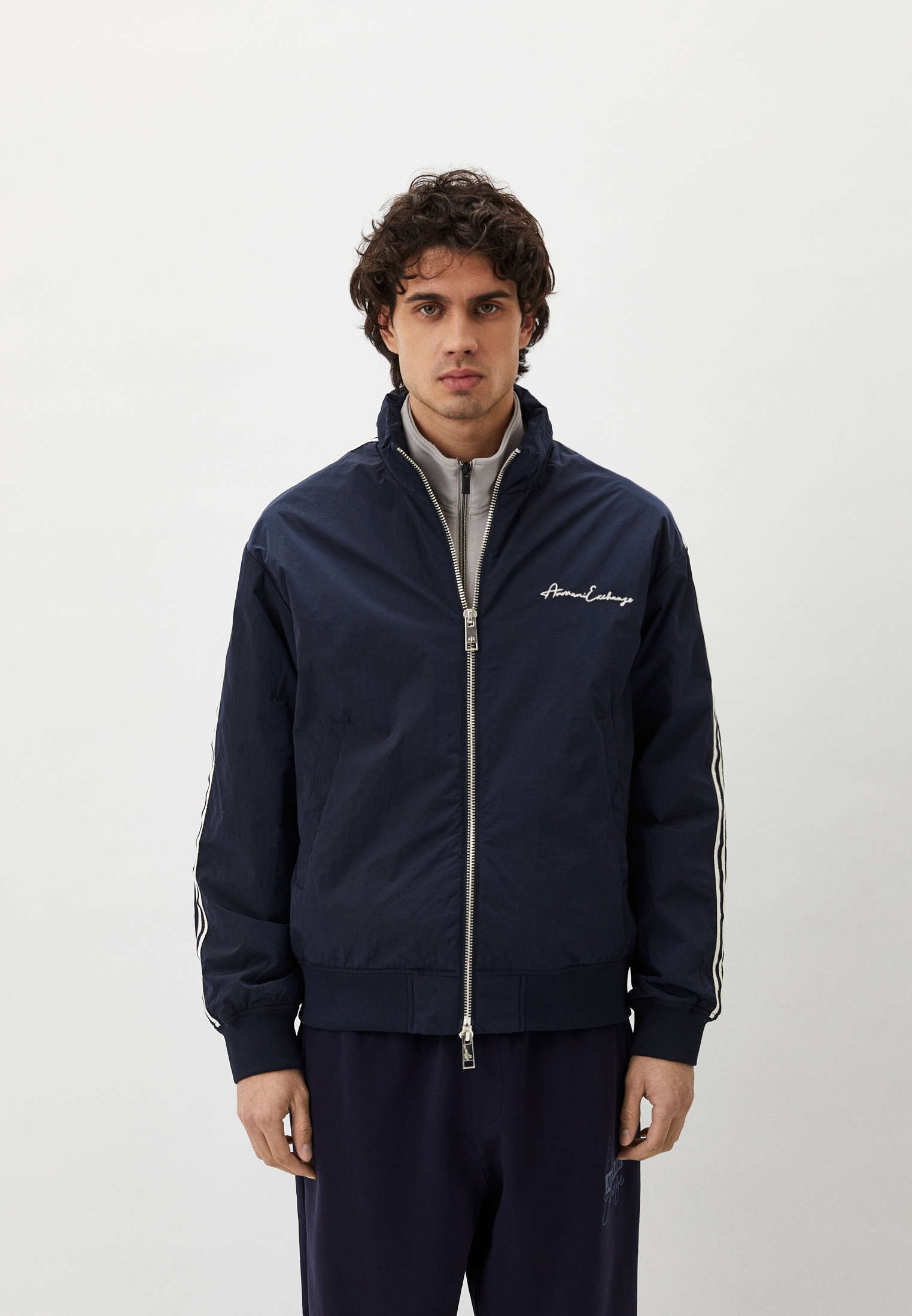 Ветровка Armani Exchange, цвет: синий, RTLADI013301 — купить в интернет ...
