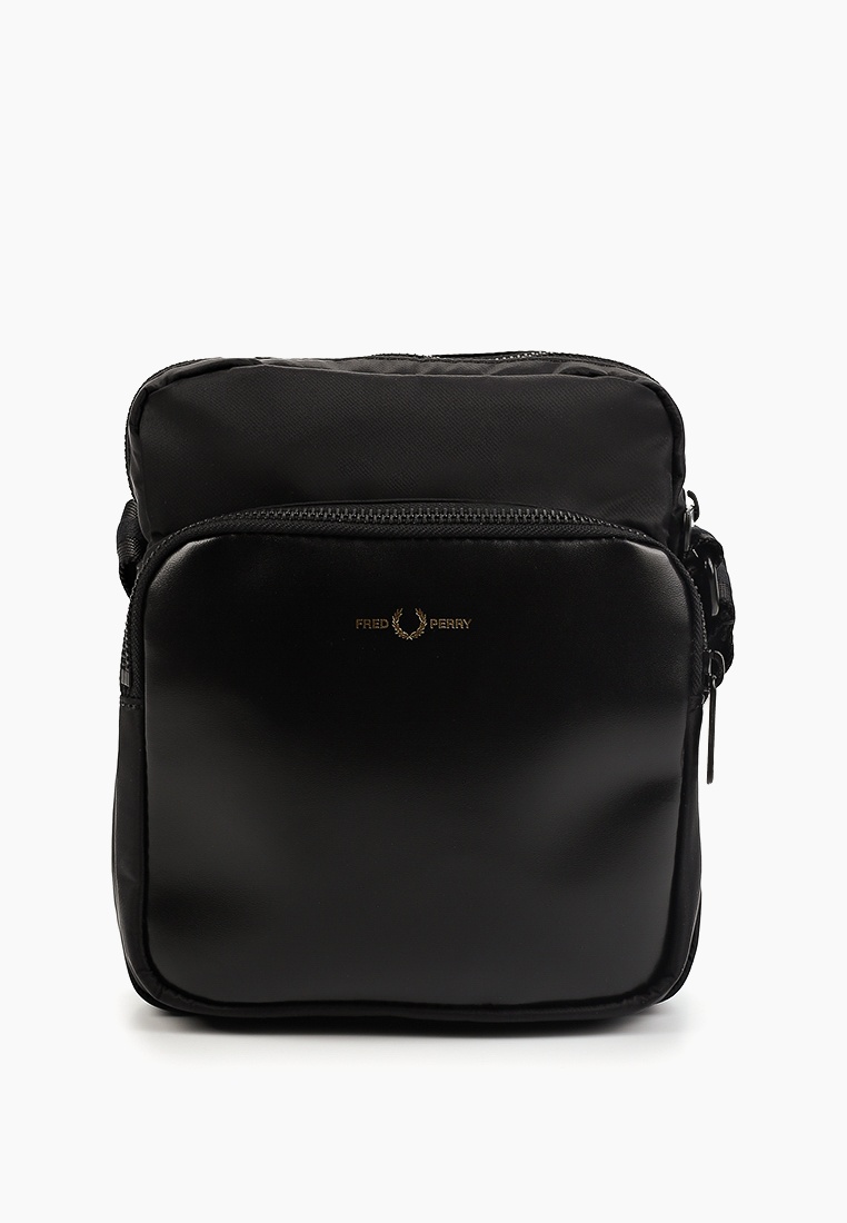 Сумка Fred Perry NYLON TWILL LEATHER SIDE BAG, цвет: черный ...
