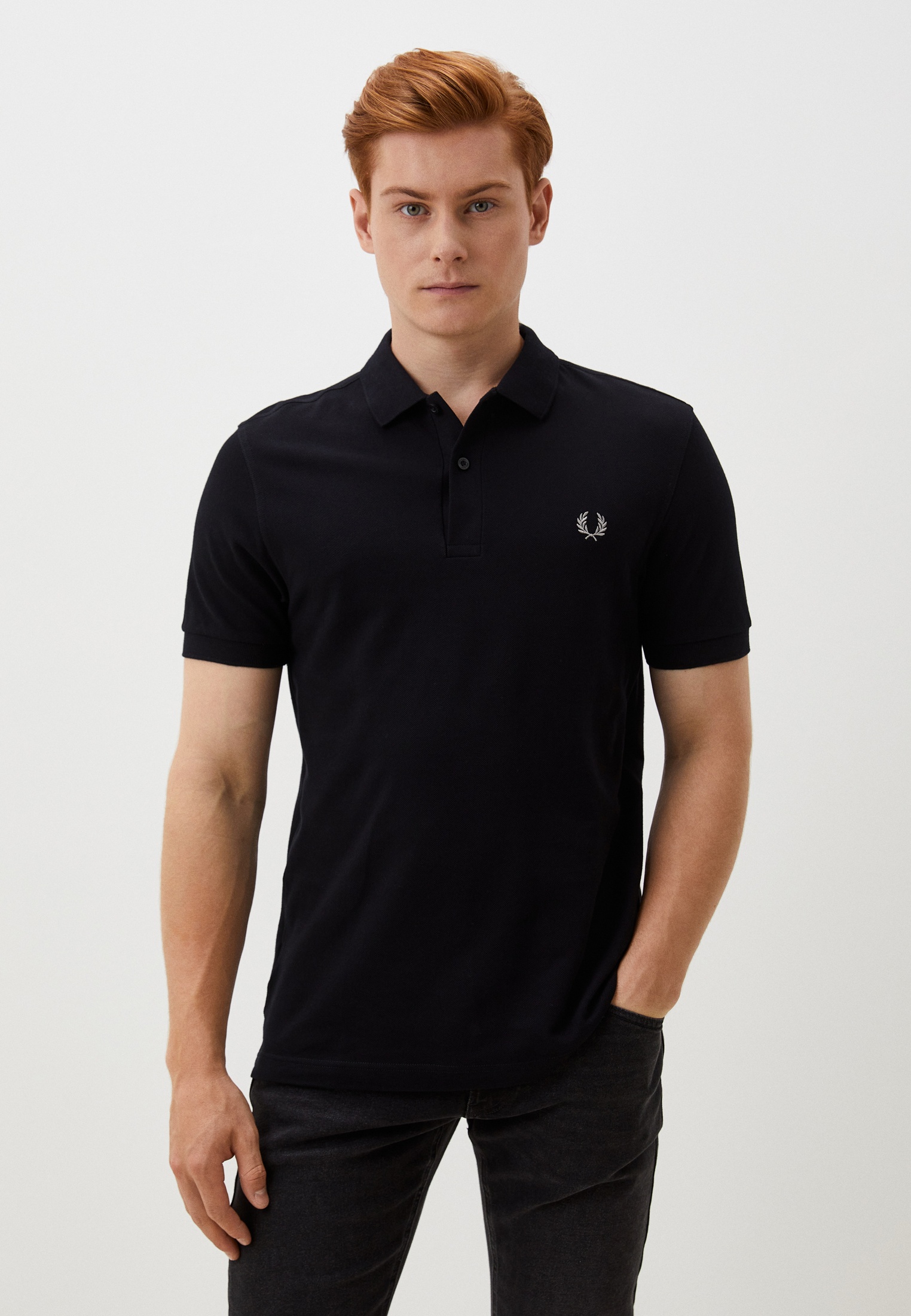 Поло Fred Perry PLAIN, цвет: черный, RTLADI119901 — купить в интернет ...