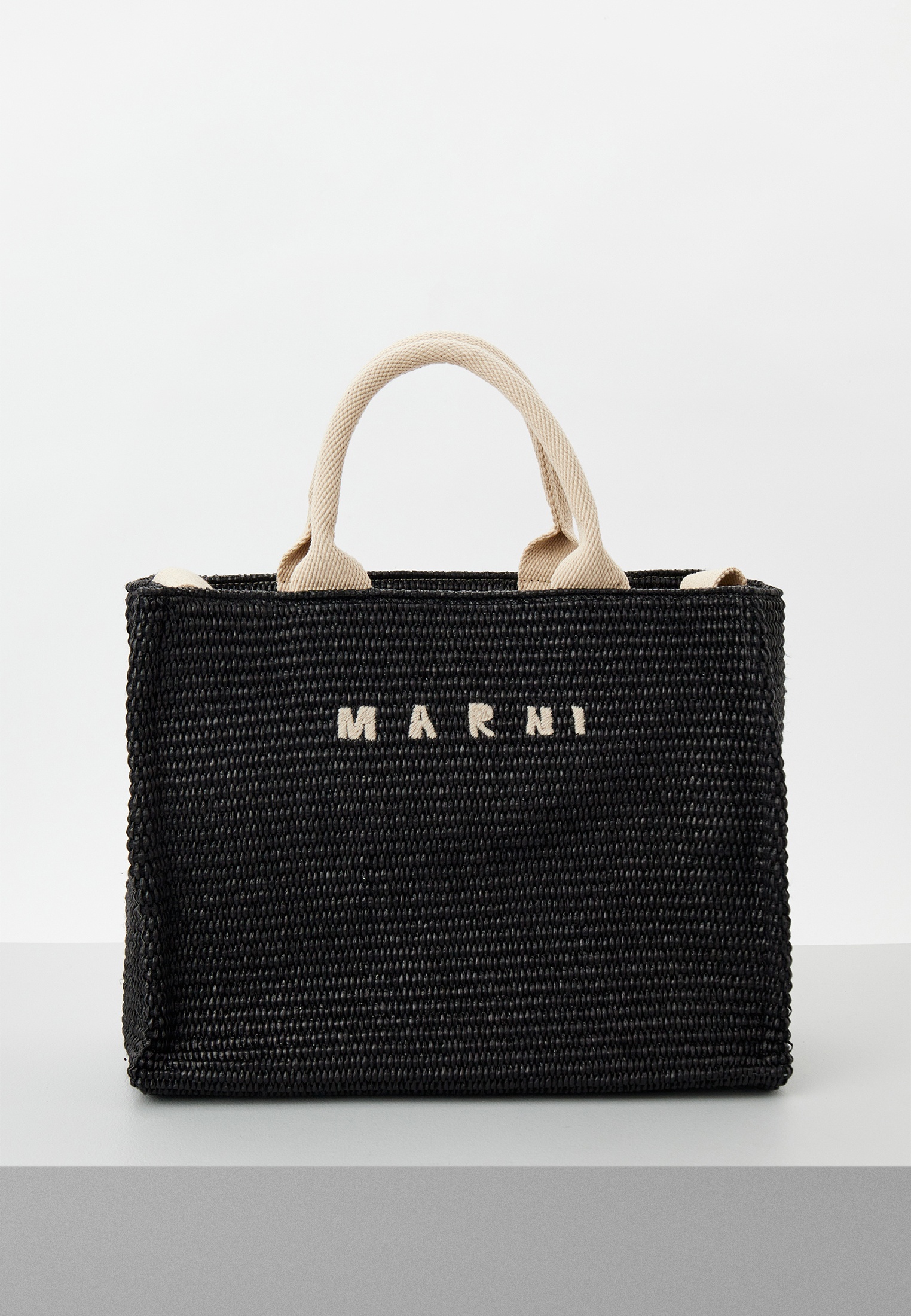 Сумка Marni, цвет: черный, RTLADI234501 — купить в интернет-магазине Lamoda
